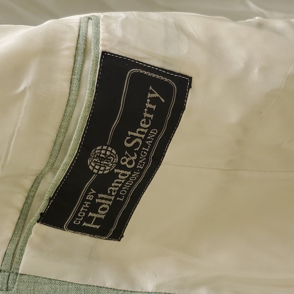 🤩Vintage Holland and Sherry men's blazer size see measurements - Picture 8 of 15